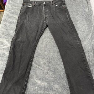 Levi's Men's Charcoal Straight Jeans